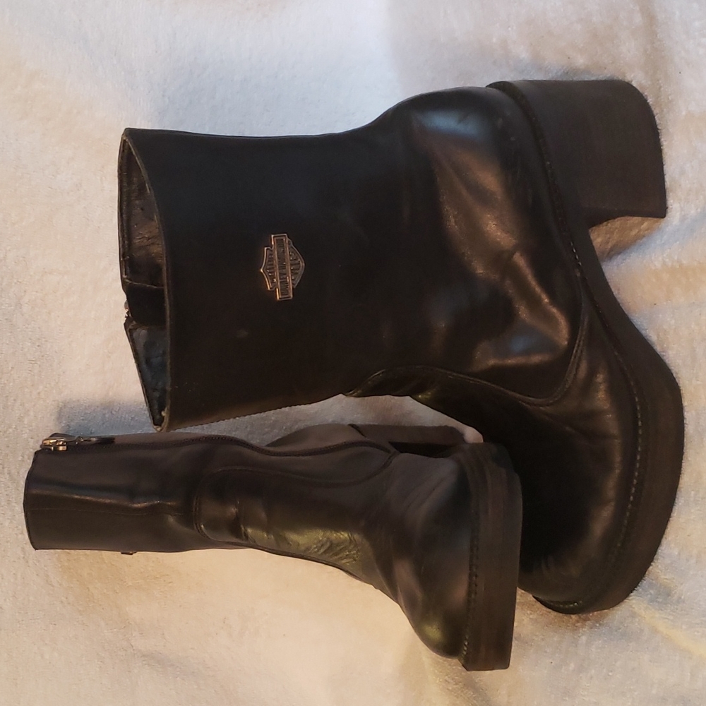 Harley Davidson riding boots, size 8